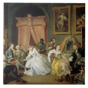 Carreau Mariage à la mode : IV, La Toilette, c.1743 (huil