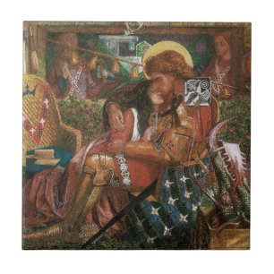 Carreau Mariage de St George, Princesse Sabra par Rossetti