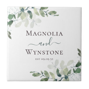 Carreau Mariage de verdure Eucalyptus