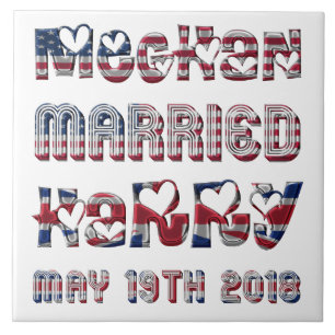 Carreau Mariage royal Meghan Markle Prince Harry