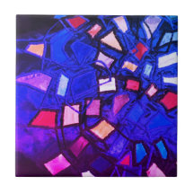 Marine bleu violet rose marine abstrait