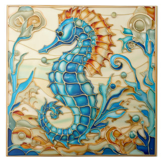 Carreau Marine Vie aquatique Seahorse
