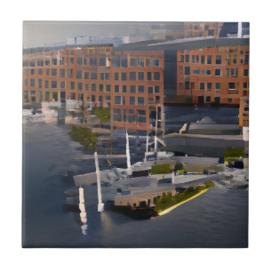 Carreau Marine Yard HD graphisme art abstrait