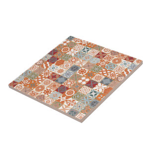 Carreau marocain orange