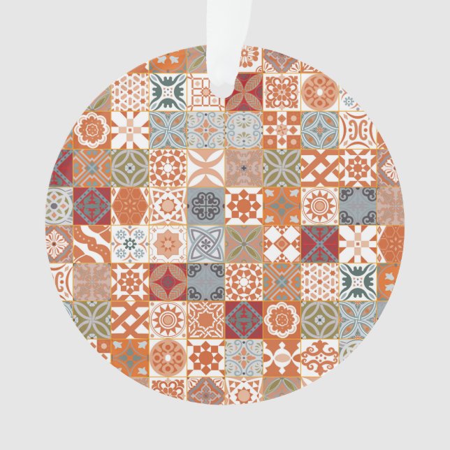 Carreau marocain orange (devant)