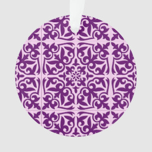 Carreau marocain - violet et orchidée