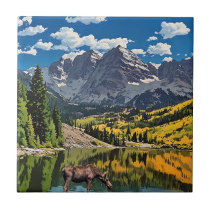 Carreau Maroon bells