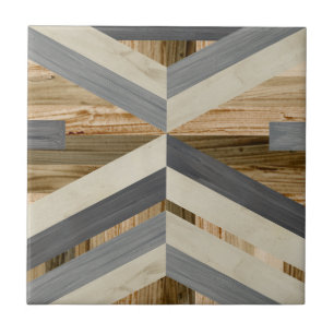 Carreau Marqueterie géométrique