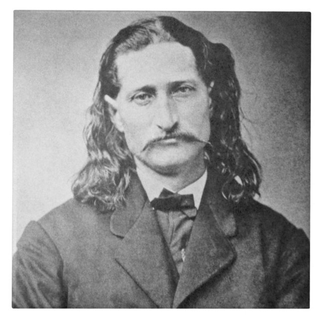 Carreau Marshal Wild Bill Hickok Old West Gunfighter (Devant)
