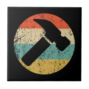 Carreau Marteau rétro Vintage de charpentier