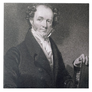 Carreau Martin Van Buren, gravé par E. Wellmore (engravi