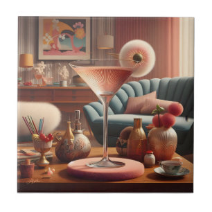 Carreau Martini Fleur de Cerisier Atomique