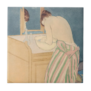 Carreau Mary Cassatt - Femme au bain