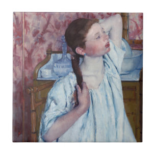 Carreau Mary Cassatt - Girl Arrange ses cheveux