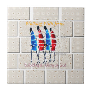 Carreau Massai Morans art chrétien Imprimer