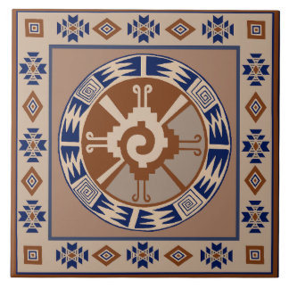 Carreau Mayan Hunab Ku Celestial Ceramic Tile