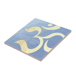 Carreau Méditation Yoga Instructeur Vie Coach OM Citations