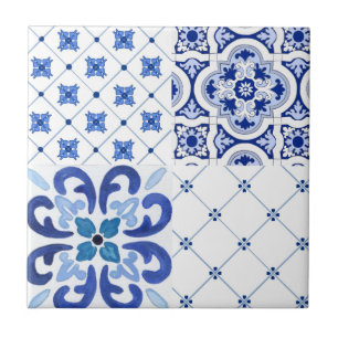 Carreau méditerranéen, Amalfi, carré simple      