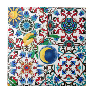 Carreau méditerranéen, marocain, mosaïque, art du citron