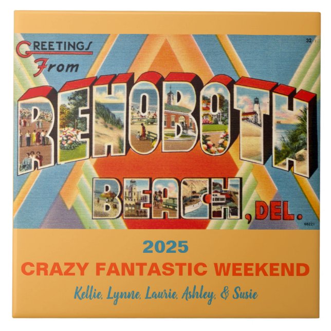 Carreau Mémoire Rehoboth Beach Delaware (Devant)