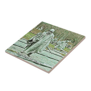 Carreau Mémorial des anciens combattants de la guerre de C