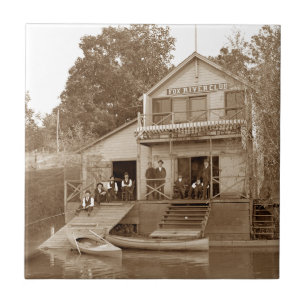 Carreau Men Club Fox River Club 1880 Fishing Elgin
