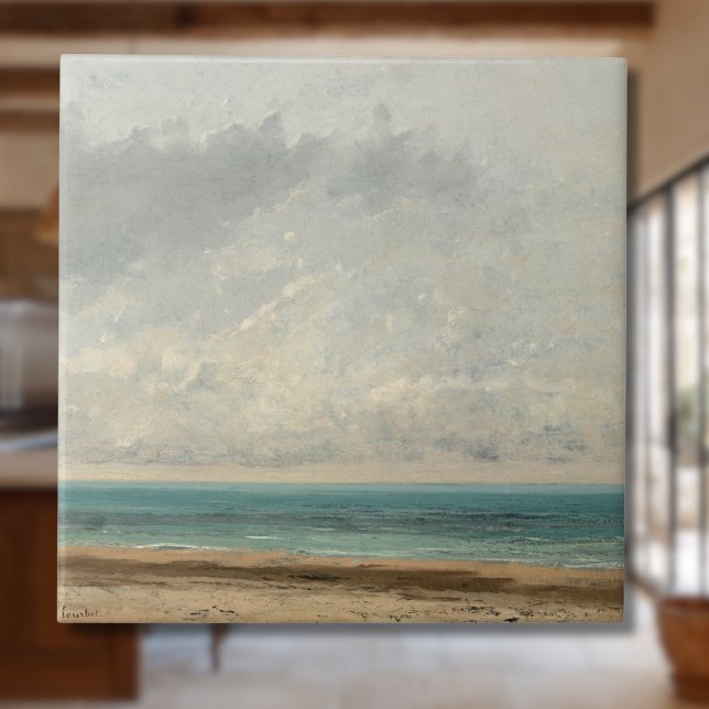 Carreau Mer Calme - Gustave Courbet (Créateur téléchargé)