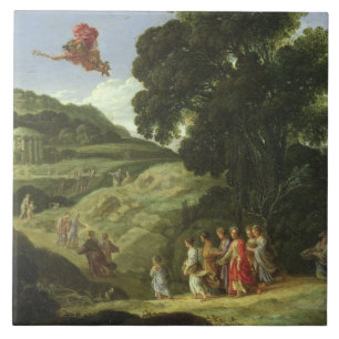 Carreau Mercury et Herse, c.1605-08 (huile sur la toile)