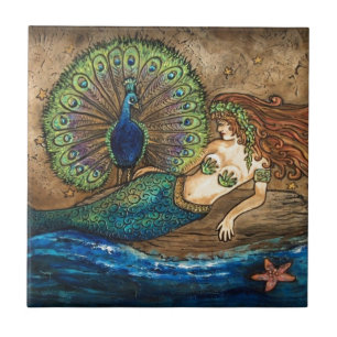 Carreau Mermaid et Peacock