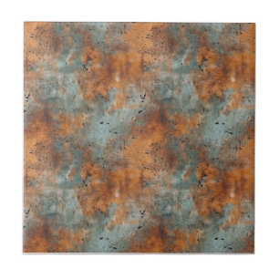 Carreau Métal en fer rouillé