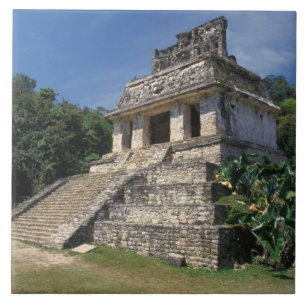 Carreau Mexique, province de Chiapas, Palenque. Temple de