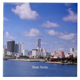 Carreau Miami, Floride Skyline