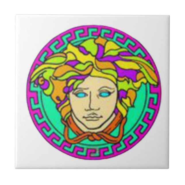 Carreau Miami Medusa Southbeach on Medusa White (Devant)