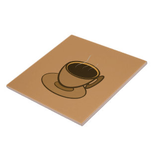 Carreau Mid Century Moderne Brown Cosy Coffee Cup