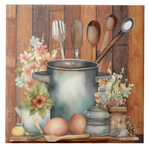 Carreau mignonne Amateurs de cuisine country
