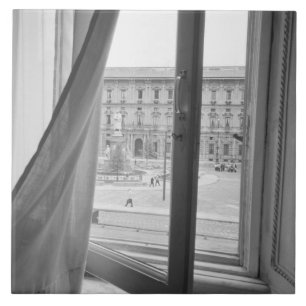 Carreau Milan Italie, Vue de la fenêtre de l'Opéra La Scal