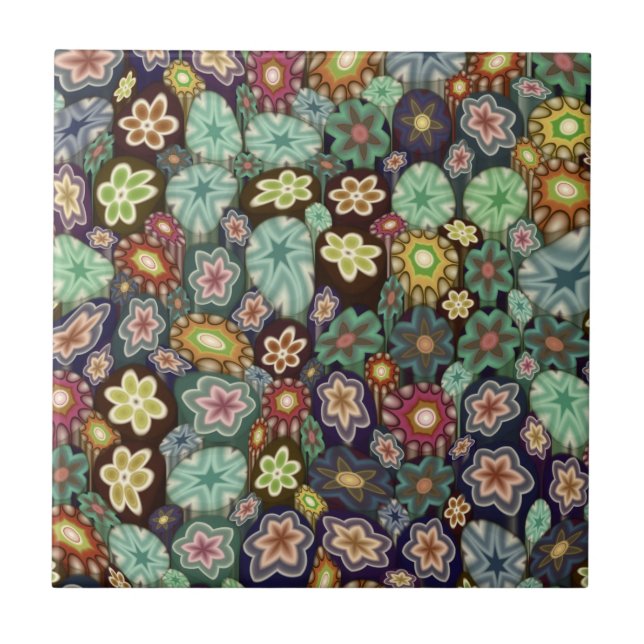 Carreau Millefiori vintage (Devant)