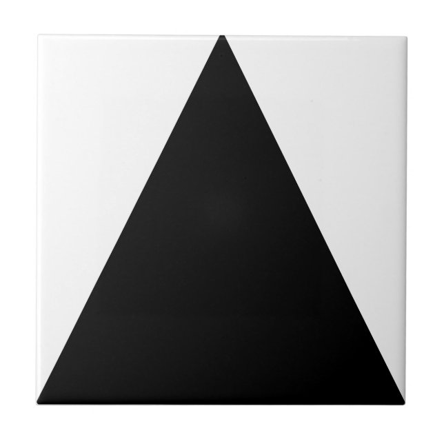 Carreau Minimalisme d'art Abstrait noir blanc (Devant)