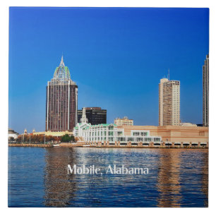 Carreau Mobile, Alabama, paysage urbain