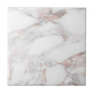 Carreau Modèle client Rose élégant tendance Gold Marble 