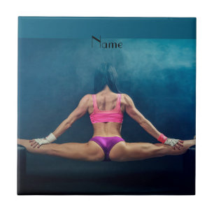 Carreau  Modèle de condition physique féminine Split Thund