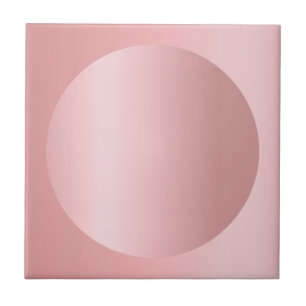 Carreau Modèle d'image rose Gold modifiable personnalisé