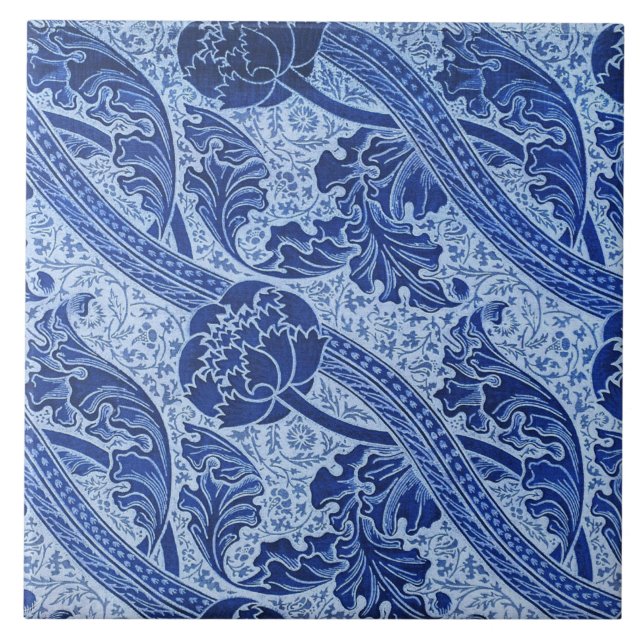 Carreau Modèle floral Art nouveau (Devant)