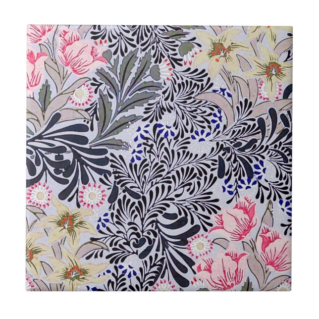 Carreau Modèle floral, William Morris (Devant)