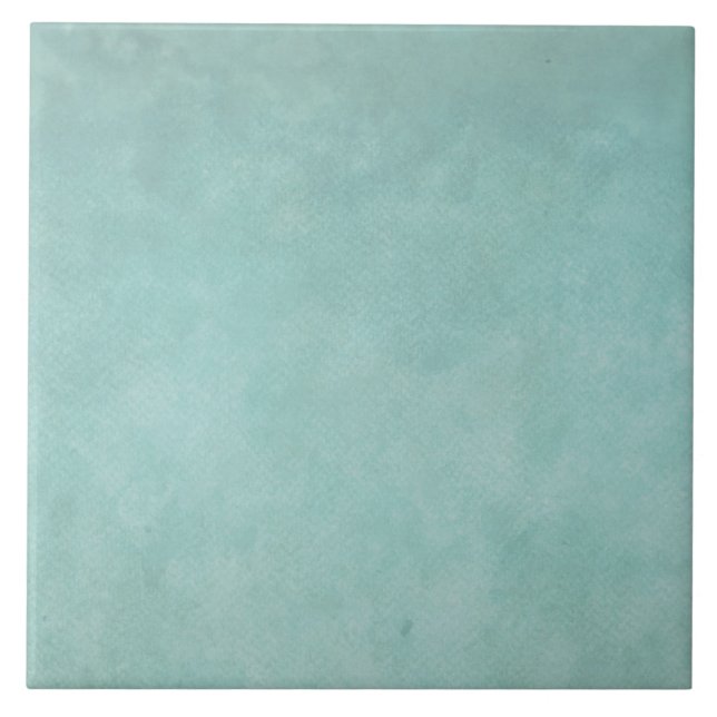 Carreau Modèle personnalisé par aquarelle verte bleu-clair (Devant)