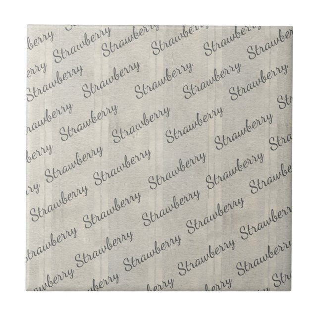 Carreau Modern stylish script text in smoky pattern Grey (Devant)