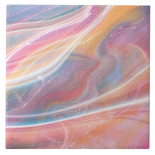 Carreau Moderne Élégant Simple Marbre Clair Rose