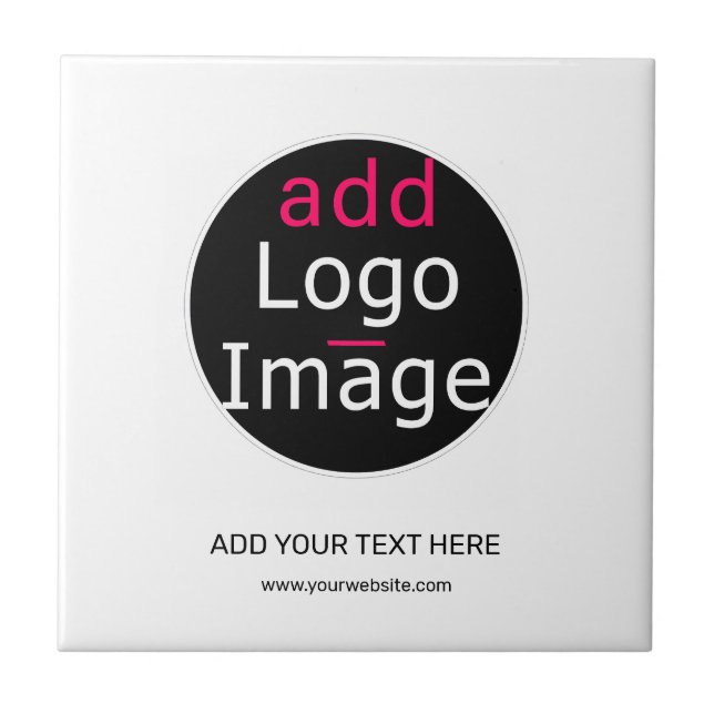 Carreau Moderne Professionnel Personnalisable Entreprise B (Devant)