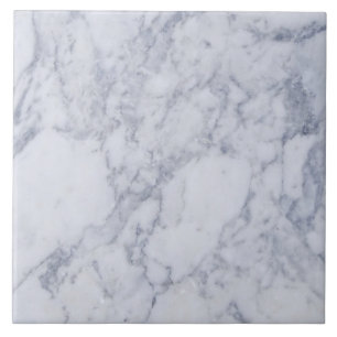 Carreau Moderne Simple Carrara Blanc Faux Marbre Carrelage