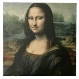 Carreau Mona Lisa, c.1503-6 (huile sur le panneau)